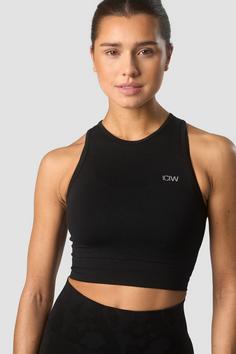 Rückansicht von ICANIWILL Define Croptop Damen black