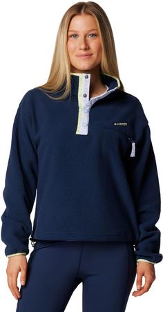 Rückansicht von Columbia Helvetia II Fleeceshirt Damen collegiate navy