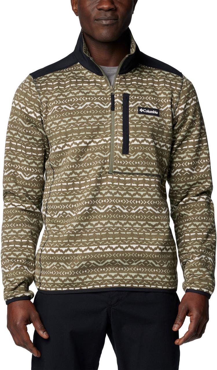 Columbia Columbia Sweater Weather II Fleeceshirt Herren - stone green madras multi - 0 | SportScheck