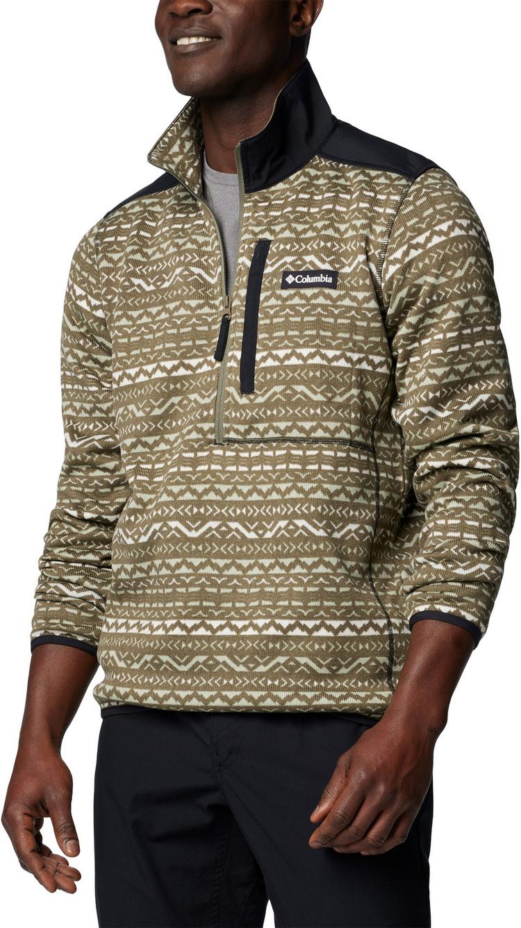 Columbia Columbia Sweater Weather II Fleeceshirt Herren - stone green madras multi - 4 | SportScheck