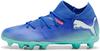 PUMA FUTURE 7 MATCH FG/AG Jr Fu&szlig;ballschuhe Kinder - bluemazing-puma white-electric peppermint