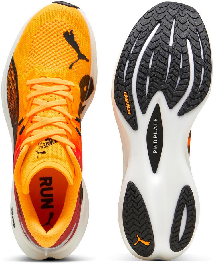PUMA PUMA Deviate NITRO 3 FADE Laufschuhe Herren - sun stream-sunset glow-puma white - 1 | SportScheck