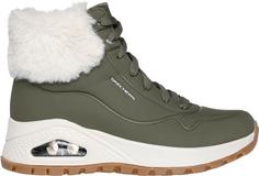 Rückansicht von Skechers Uno Rugged Boots Damen oliv