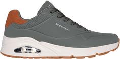 Rückansicht von Skechers Uno Sneaker Herren oliv