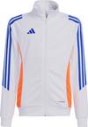 adidas Tiro24 Trainingsjacke Kinder - white-app solar red-lucid blue