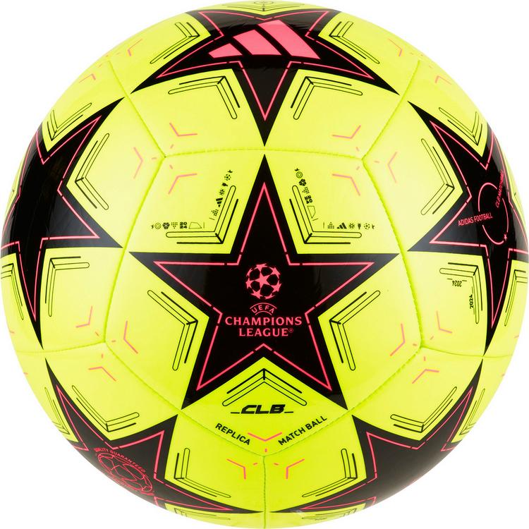 adidas adidas UCL CLB Fu&szlig;ball - solar yellow-black-turbo - 0 | SportScheck