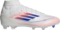 adidas F50 LEAGUE MID FG/MG W Fußballschuhe Damen ftwr white-lucid blue-solar red