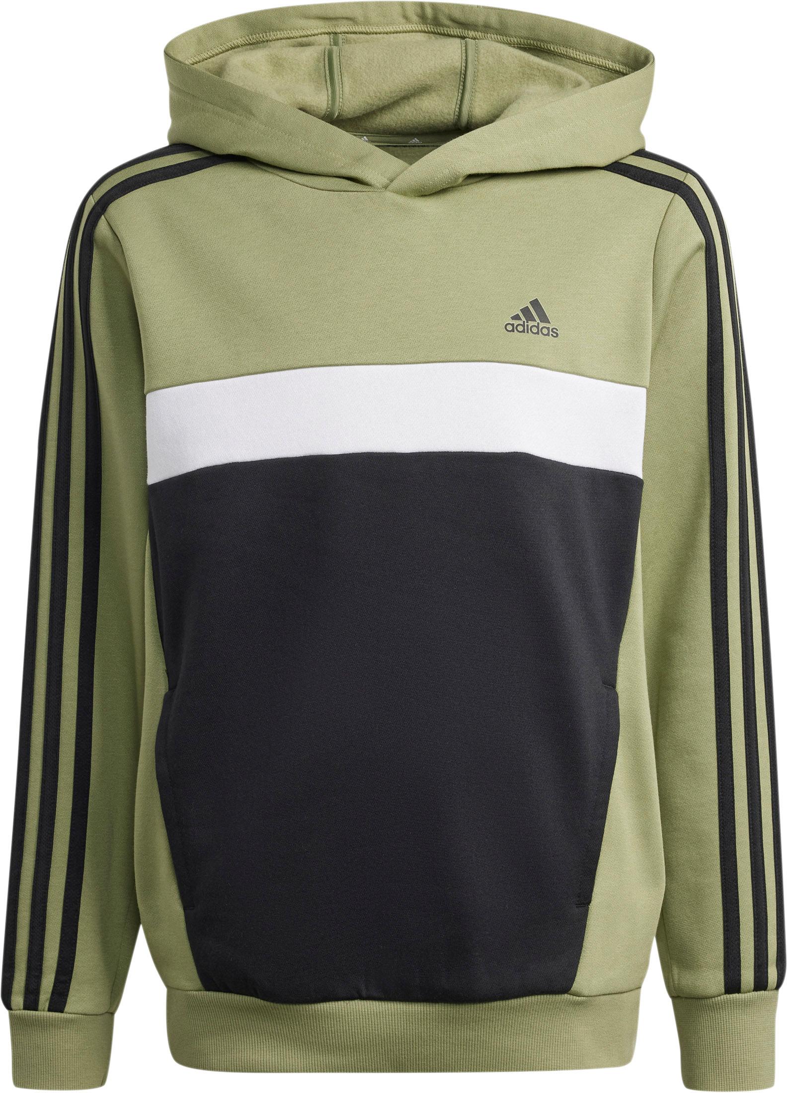 Adidas 3 STRIPES Hoodie Kinder tent green black white im Online Shop von SportScheck kaufen