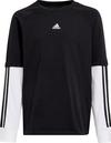 adidas JAM Langarmshirt Kinder - black-white