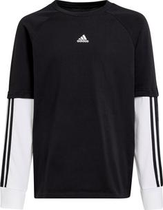 adidas JAM Langarmshirt Kinder black-white