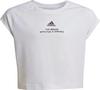 adidas JAM T-Shirt M&auml;dchen - white-black