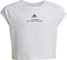 adidas JAM T-Shirt Kinder white-black