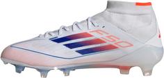 Rückansicht von adidas F50 ELITE MID FG W Fußballschuhe Damen ftwr white-lucid blue-solar red