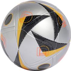 Rückansicht von adidas EURO24 LGE Final Fußball silver met.-gold met.-black-solar red