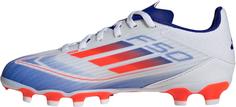 Rückansicht von adidas F50 LEAGUE MG J Fußballschuhe Kinder ftwr white-solar red-lucid blue