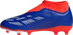 Rückansicht von adidas PREDATOR LEAGUE LL FG J Fußballschuhe Kinder lucid blue-ftwr white-solar red