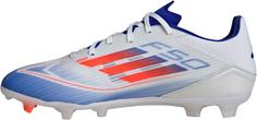 Rückansicht von adidas F50 LEAGUE FG/MG Fußballschuhe Herren ftwr white-solar red-lucid blue