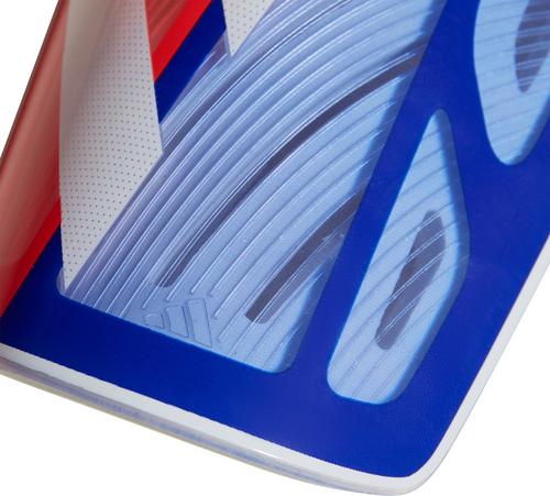 Rückansicht von adidas TIRO SG LGE Schienbeinschoner solar red-lucid blue-white
