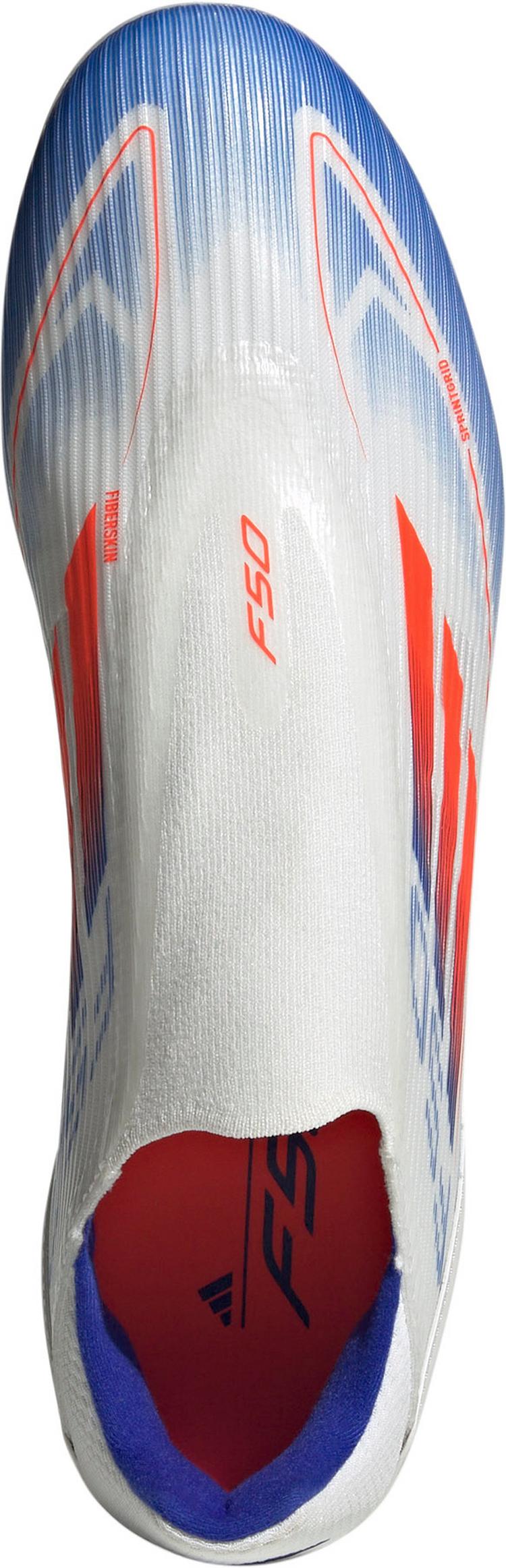 adidas adidas F50 LEAGUE LL FG/MG Fu&szlig;ballschuhe Herren - ftwr white-solar red-lucid blue - 0 | SportScheck