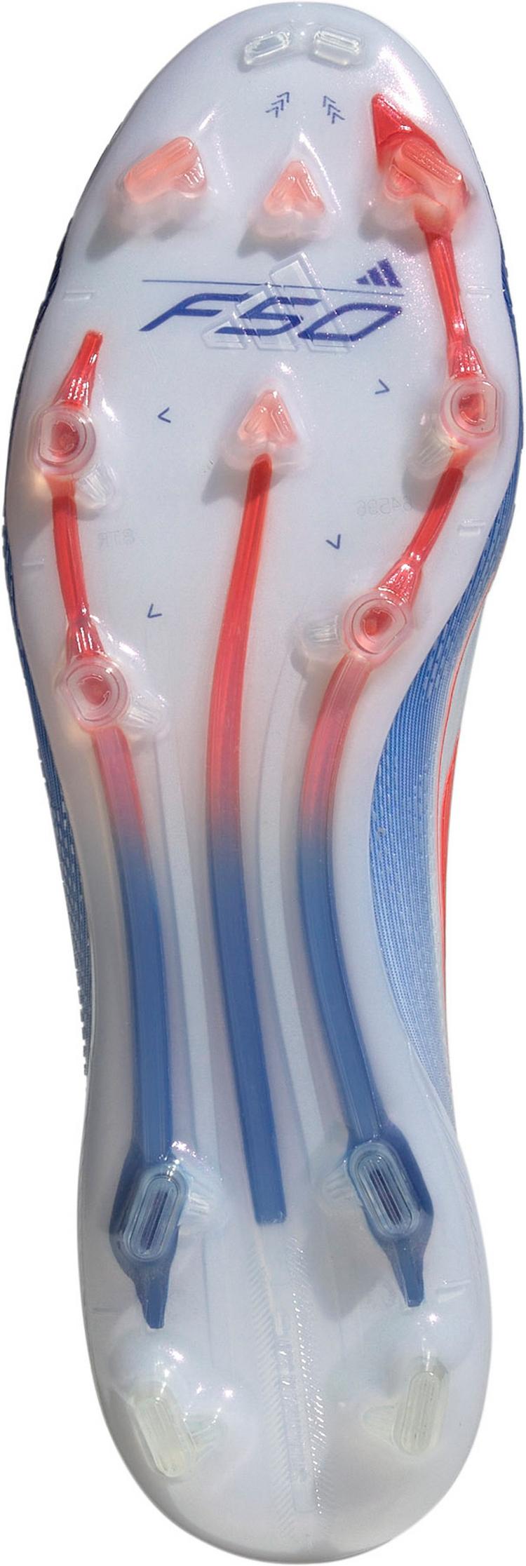 adidas adidas F50 ELITE FG Fu&szlig;ballschuhe Herren - ftwr white-solar red-lucid blue - 1 | SportScheck