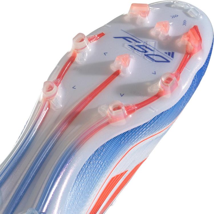 adidas adidas F50 ELITE FG Fu&szlig;ballschuhe Herren - ftwr white-solar red-lucid blue - 4 | SportScheck