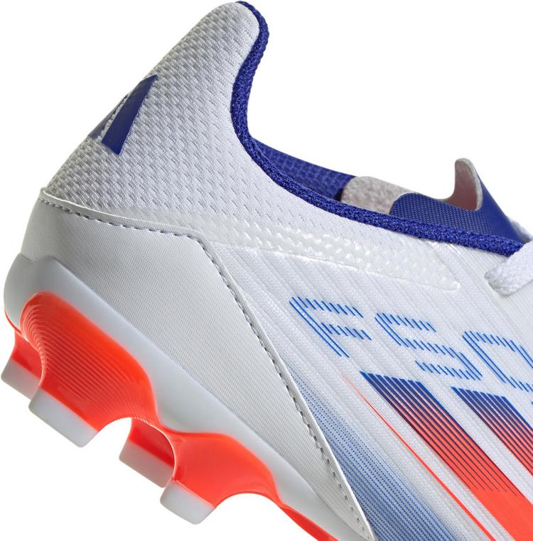 adidas adidas F50 LEAGUE MG J Fu&szlig;ballschuhe Kinder - ftwr white-solar red-lucid blue - 5 | SportScheck