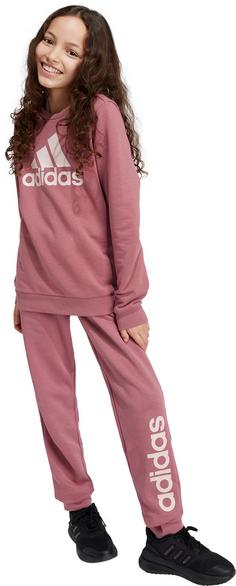 Rückansicht von adidas Sweatshirt Kinder preloved crimson-sandy pink