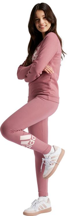 Rückansicht von adidas Leggings Kinder preloved crimson-sandy pink