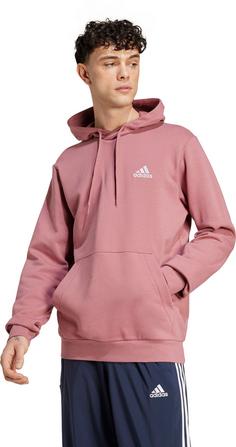 Rückansicht von adidas Essentials Feelcozy Hoodie Herren preloved crimson