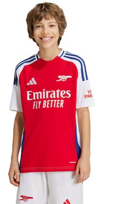 Rückansicht von adidas Arsenal London 24-25 Heim Fußballtrikot Kinder better scarlet-white