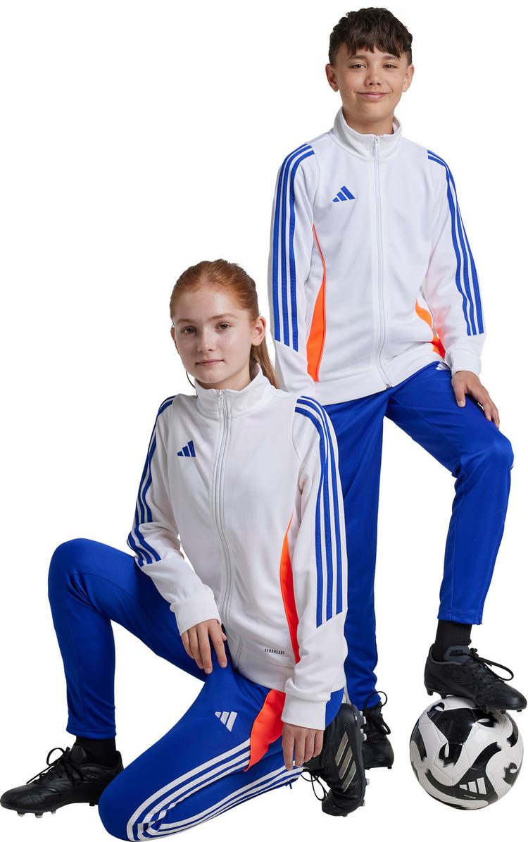 adidas adidas Tiro24 Trainingshose Kinder - lucid blue-app solar red-white - 0 | SportScheck