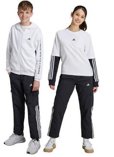 Rückansicht von adidas JAM Cargohose Kinder black-white