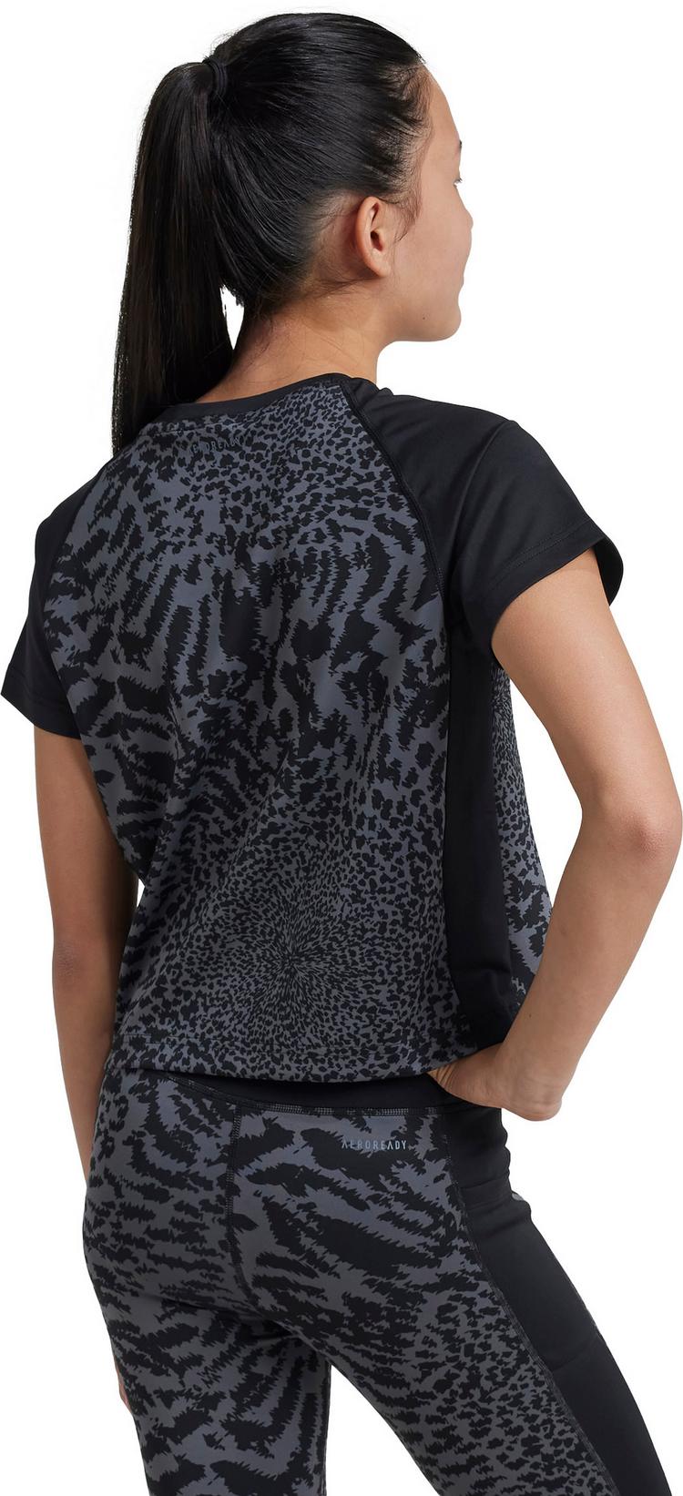 adidas adidas Funktionsshirt M&auml;dchen - grey five-black-reflective silver - 1 | SportScheck