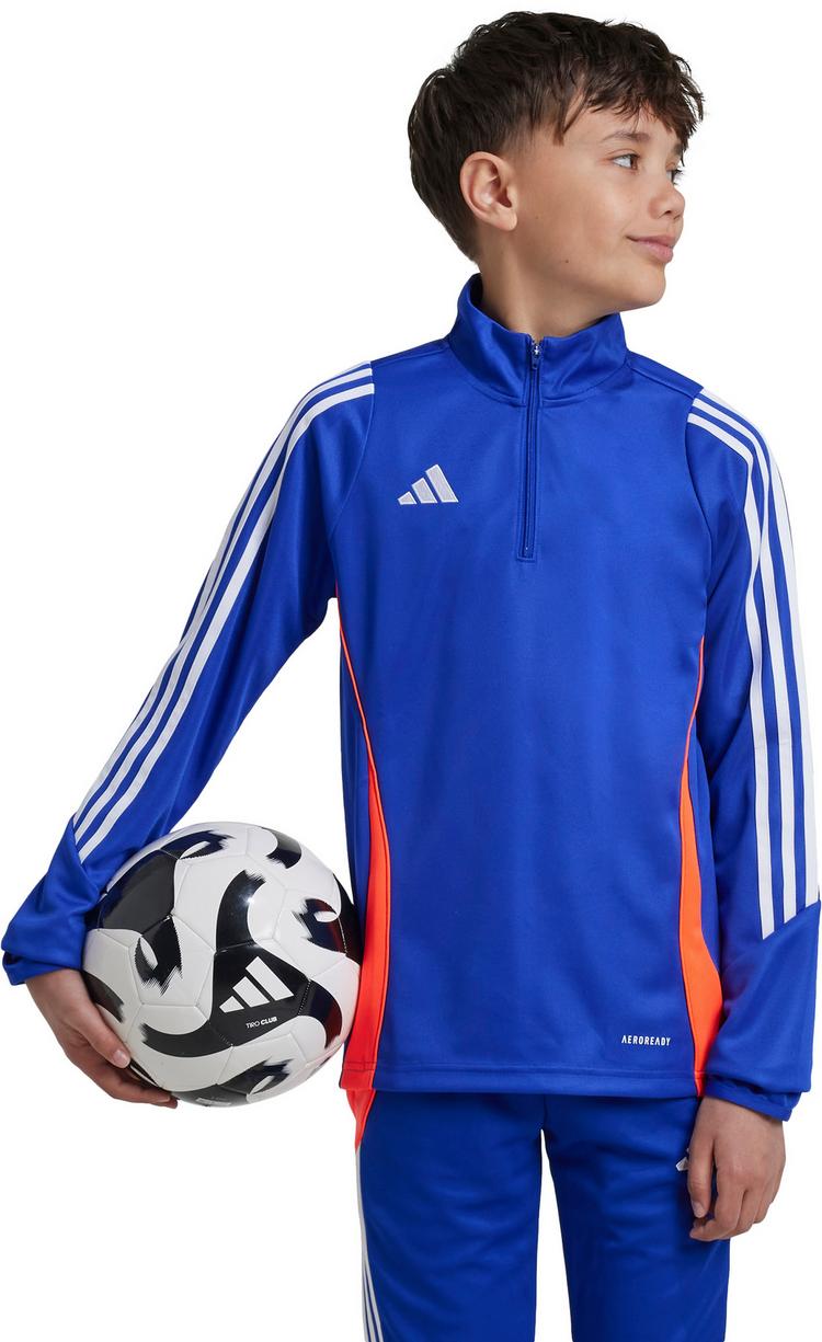 adidas adidas Tiro24 Funktionsshirt Kinder - lucid blue-white-app solar red - 2 | SportScheck