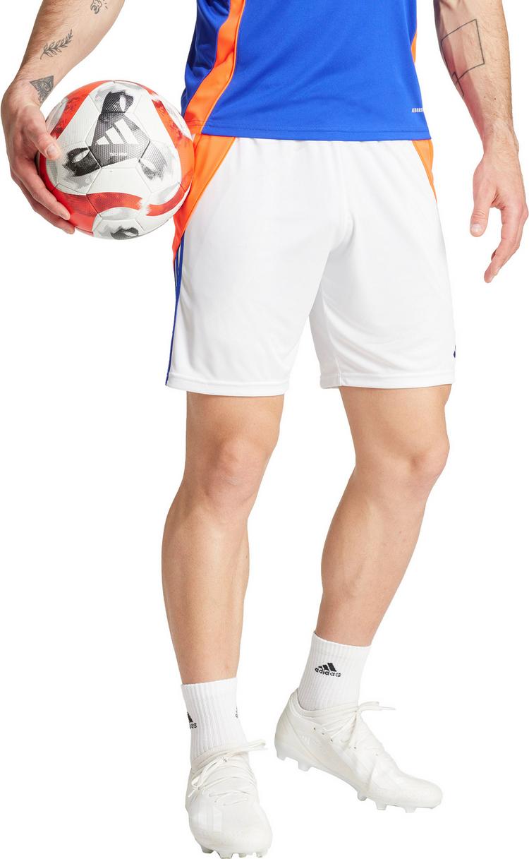 adidas adidas Tiro24 Fu&szlig;ballshorts Herren - white-lucid blue-app solar red - 2 | SportScheck