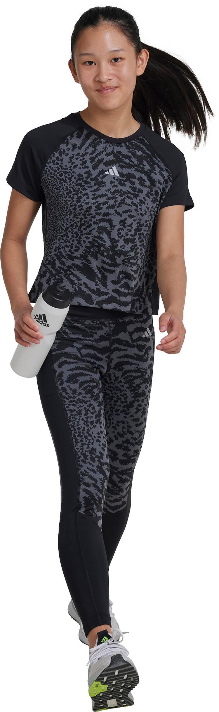 adidas adidas Funktionsshirt M&auml;dchen - grey five-black-reflective silver - 2 | SportScheck