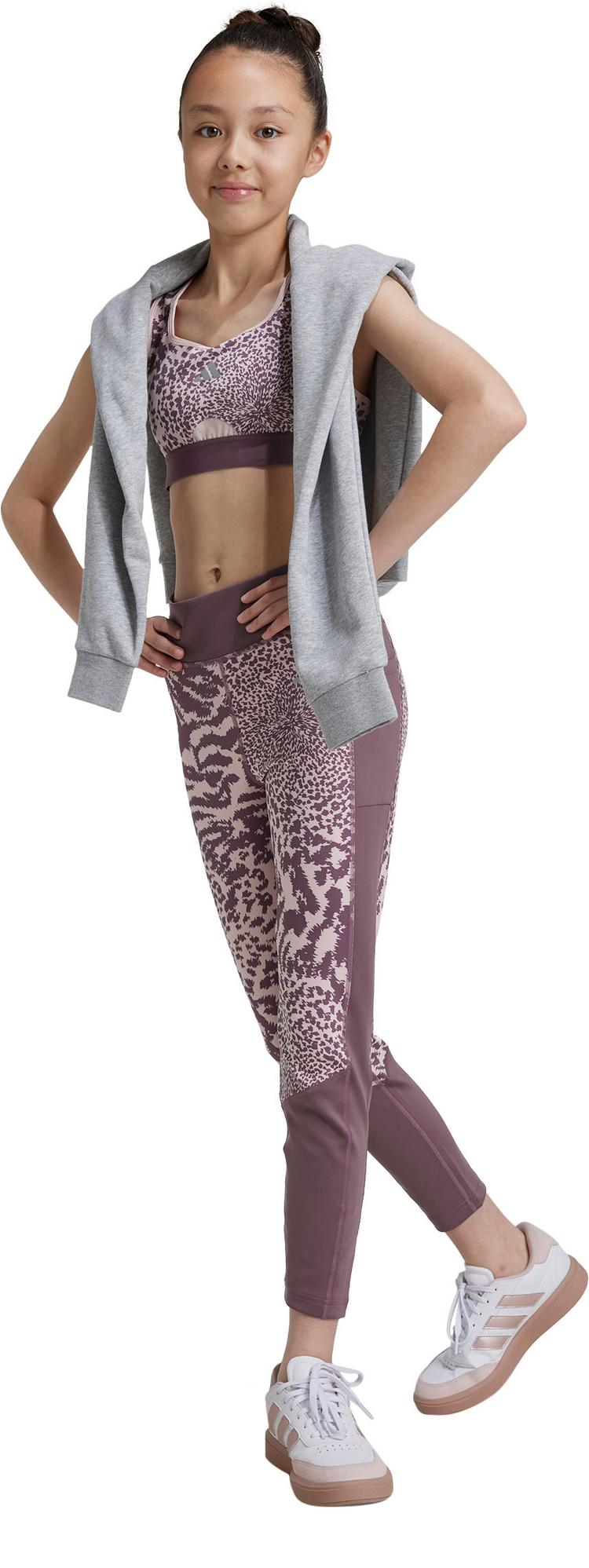 adidas adidas POWER BH M&auml;dchen - sandy pink-shadow fig-reflective silver - 2 | SportScheck