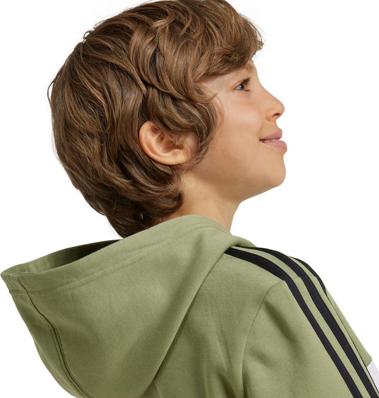 adidas adidas 3 STRIPES Hoodie Kinder - tent green-black-white - 3 | SportScheck