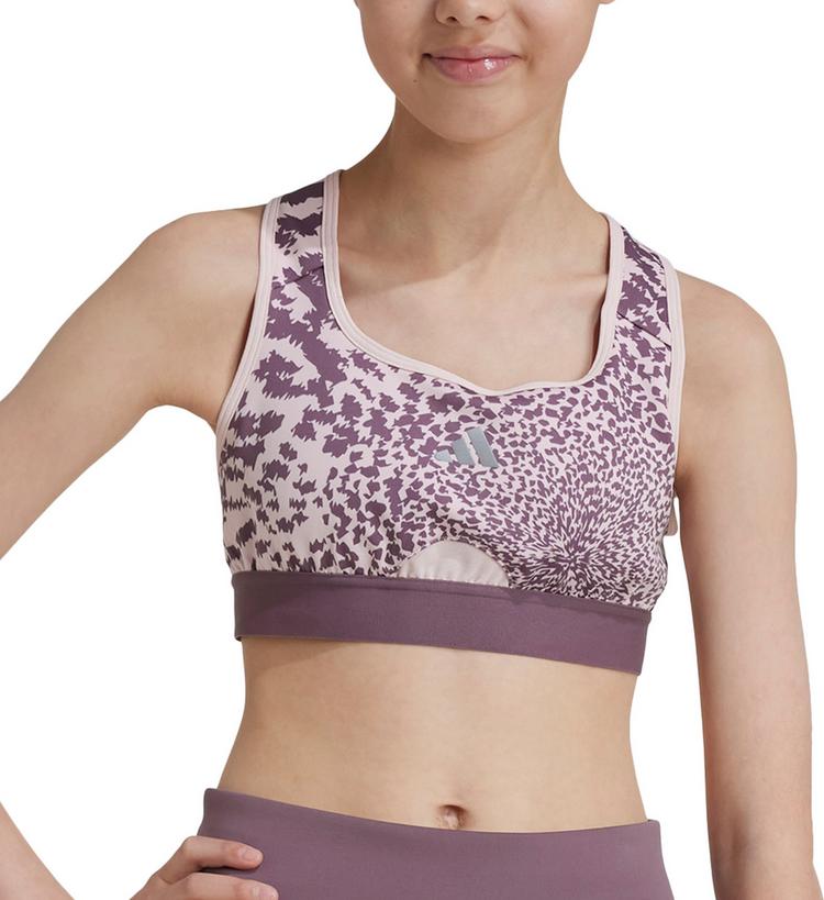 adidas adidas POWER BH M&auml;dchen - sandy pink-shadow fig-reflective silver - 3 | SportScheck