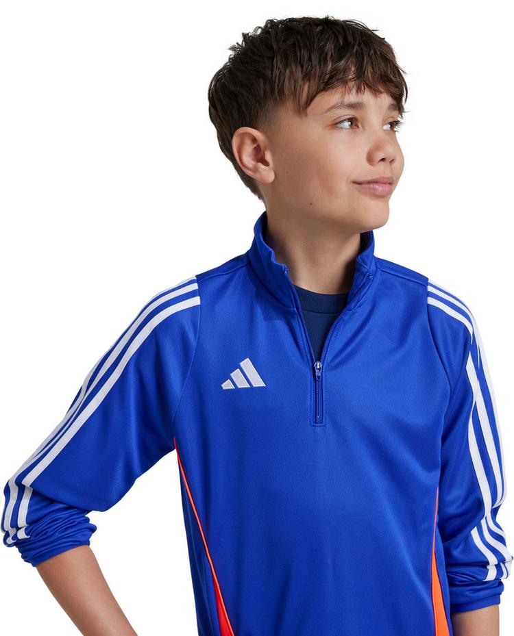 adidas adidas Tiro24 Funktionsshirt Kinder - lucid blue-white-app solar red - 4 | SportScheck