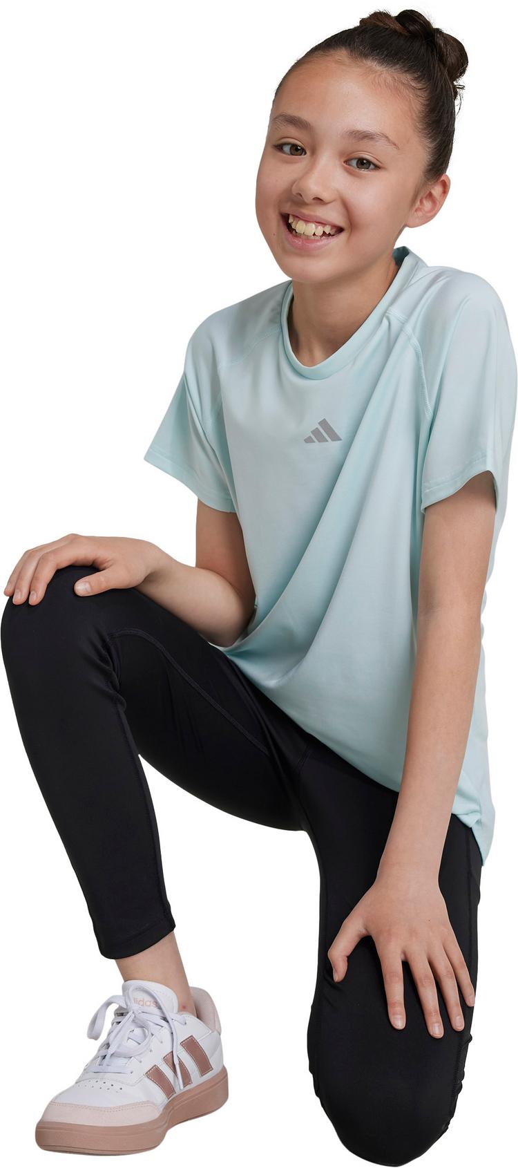 adidas adidas Funktionsshirt M&auml;dchen - halo mint-reflective silver - 5 | SportScheck