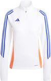 adidas Tiro24 Funktionsshirt Damen - white-lucid blue-app solar red