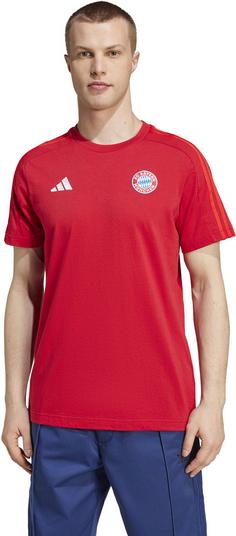 Rückansicht von adidas FC Bayern München Fanshirt Herren team power red