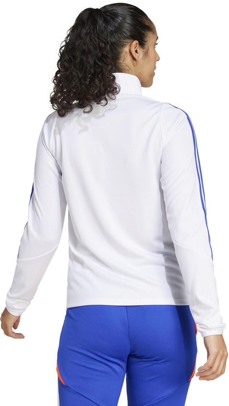 adidas adidas Tiro24 Funktionsshirt Damen - white-lucid blue-app solar red - 1 | SportScheck