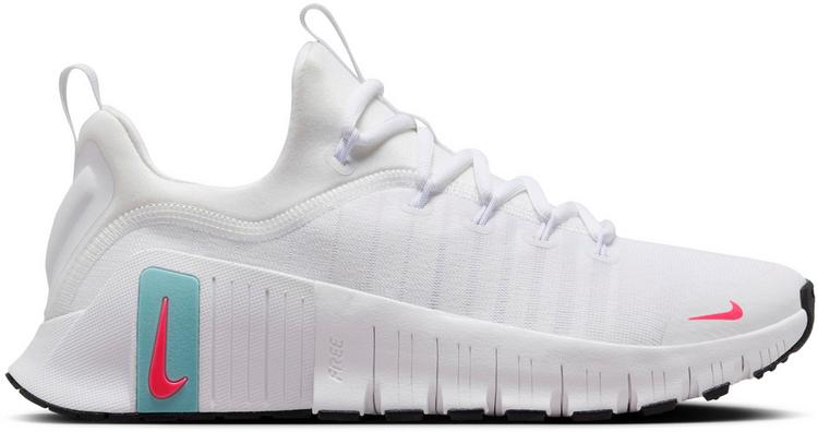 Nike Nike FREE METCON 6 Fitnessschuhe Damen - white-hot punch-denim turq-black - 0 | SportScheck
