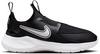 Nike FLEX RUNNER 3 GS Sneaker Kinder - black-white