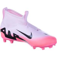 Rückansicht von Nike JR Mercurial ZOOM SUPERFLY 9 ACAD FG/MG Fußballschuhe Kinder pink foam-black