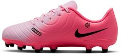 Rückansicht von Nike JR Tiempo LEGEND 10 CLUB FG/MG Fußballschuhe Kinder pink foam-black