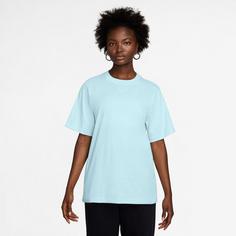 Rückansicht von Nike Essentials T-Shirt Damen glacier blue-white