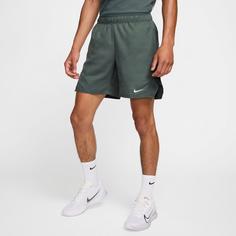 Rückansicht von Nike Victory Tennisshorts Herren vintage green-white